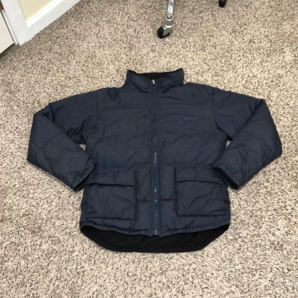 Ralph Lauren Down Puffer Jacket Size 12 Navy Blue